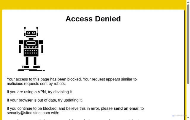 Security scan screenshot of https://lottoedge.com/md-lottery/