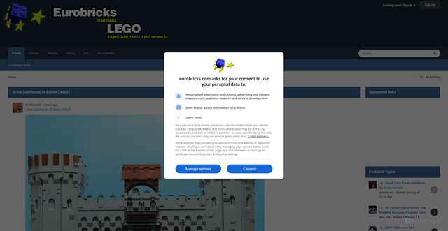 Security scan screenshot of https://eurobricks.com