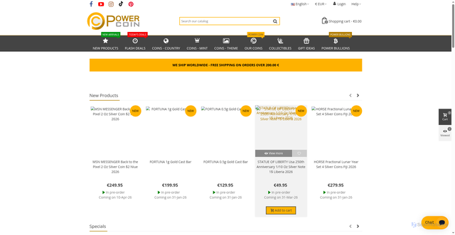 Security scan screenshot of https://powercoin.it