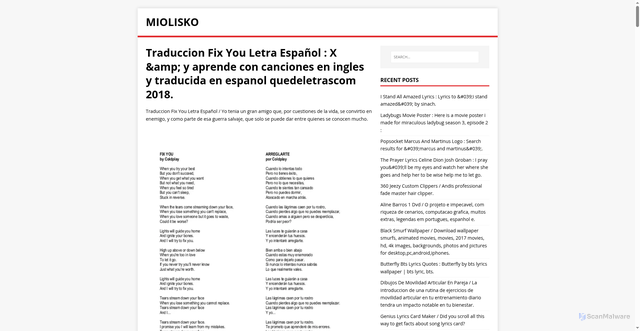 Security scan screenshot of https://quarksuz.pages.dev/posts/traduccion-fix-you-letra-espanol/