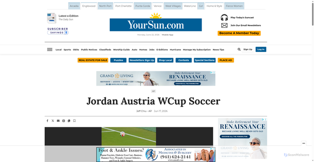 Security scan screenshot of https://www.yoursun.com/ap/sports/jordan-austria-wcup-soccer/image_ab6e64ee-e8f9-5654-8a04-bb619a264e84.html