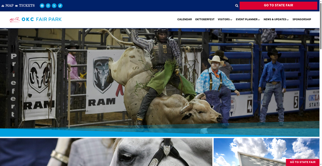 Security scan screenshot of https://okcfairpark.com/