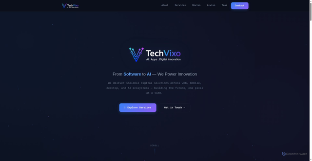 Security scan screenshot of http://techvixo.com/