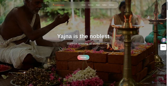 Security scan screenshot of http://test.vedicliving.in/