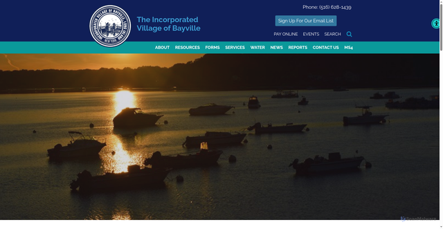 Security scan screenshot of https://bayvilleny.gov/