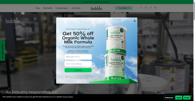 Security scan screenshot of https://www.hibobbie.com/pages/formula-safety?srsltid=AfmBOorRu-l-QzyVj4g288jAZX7Xg3I6GWZwW1HIBQdsPlmJlvB0FzNY
