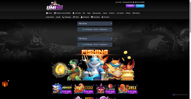 Security scan screenshot of https://xn--s6cgavda9baad5c8ebbt3bzb2njbehcc2dwsxb7kcdh.net/desktop/game/fishing/cq9
