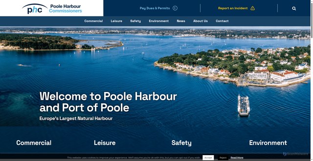 Security scan screenshot of https://www.phc.co.uk/