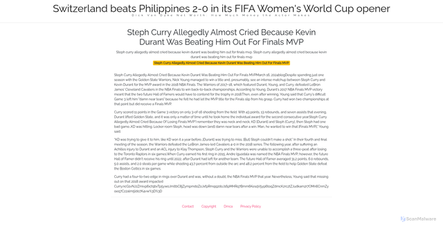 Security scan screenshot of https://ddsgrowthblog-wqpqqsqjms.edgeone.app/1901-steph-curry-allegedly-almost-cried-because-kevin-durant-was-beating-him-out-for-finals-mvp.html