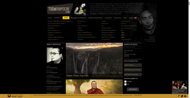 Security scan screenshot of https://tsemrinpoche.com