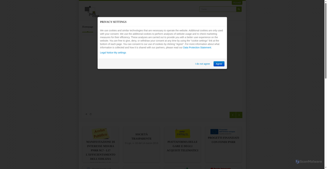 Security scan screenshot of https://www.publicasaspa.it/