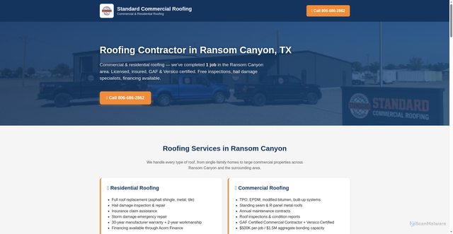 Security scan screenshot of https://scr-seo-site.pages.dev/ransom-canyon