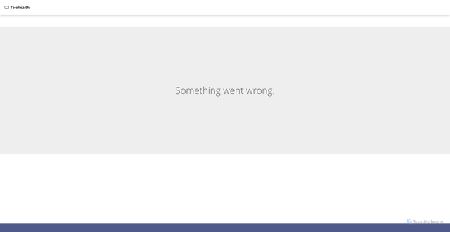 Security scan screenshot of https://telehealth.advancedmd.com