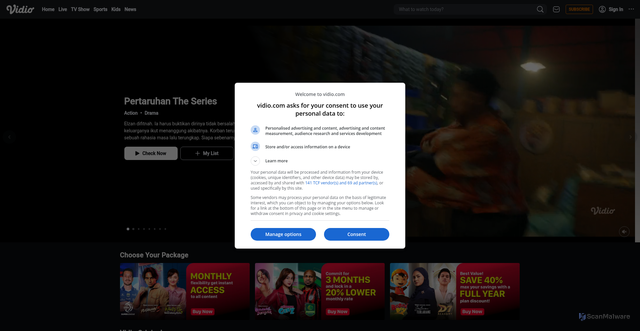 Security scan screenshot of https://analisis.io