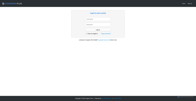 Security scan screenshot of https://www.congressplus.com