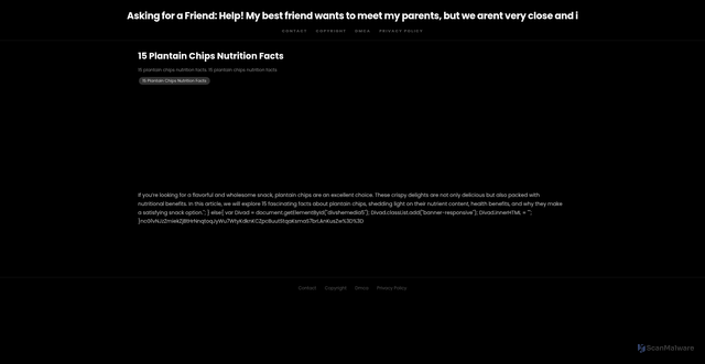 Security scan screenshot of https://zonastudiostudio-b38b1b7982-dp53eax5e602.edgeone.dev/15-plantain-chips-nutrition-facts.html