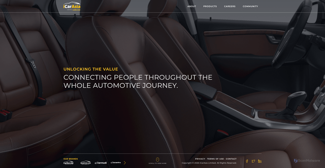 Security scan screenshot of https://icarasia.com
