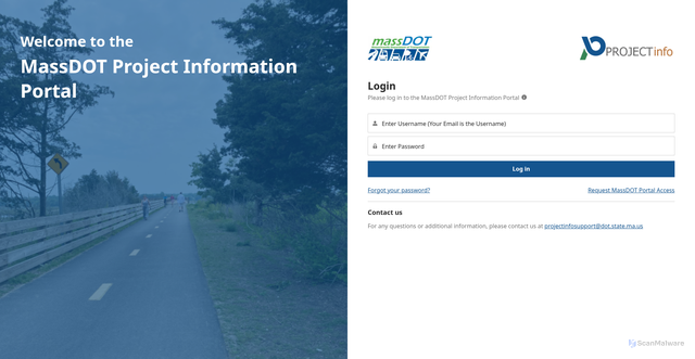 Security scan screenshot of https://madothway.my.site.com