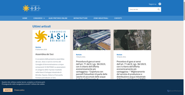 Security scan screenshot of https://www.asi.br.it/