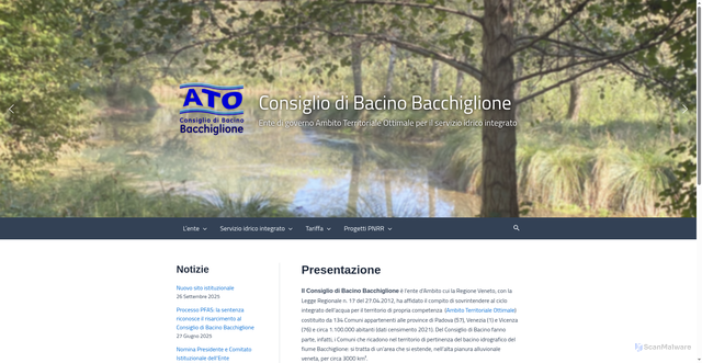 Security scan screenshot of https://atobacchiglione.it/