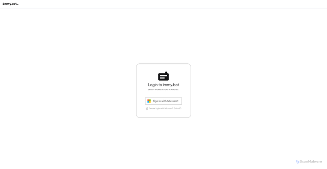 Security scan screenshot of https://endsight.immy.bot