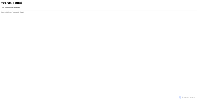 Security scan screenshot of https://eu.statusapi.micloud.xiaomi.net