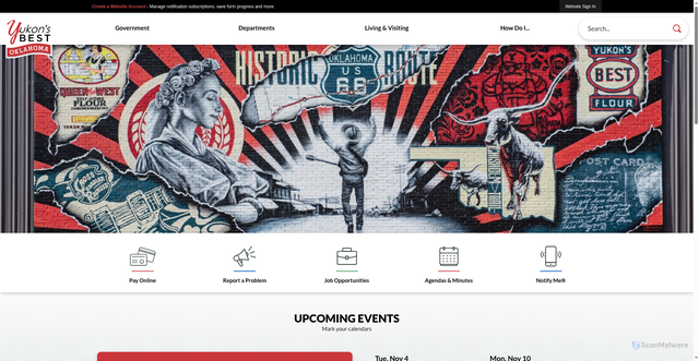 Security scan screenshot of https://yukonok.gov/