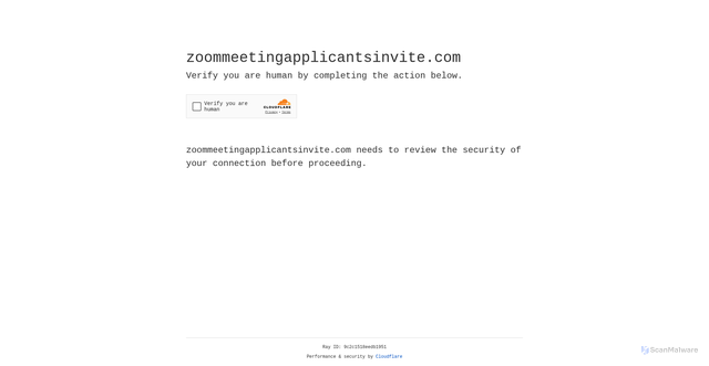 Security scan screenshot of https://Zoommeetingapplicantsinvite.com