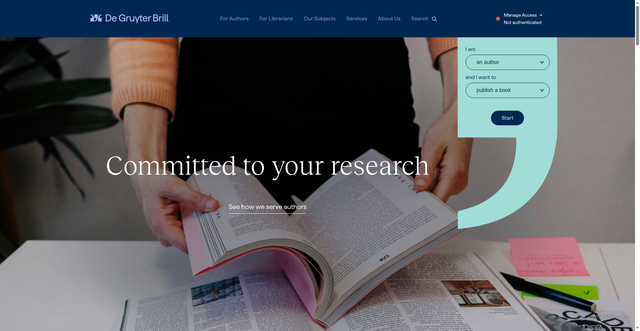 Security scan screenshot of https://degruyterbrill.com