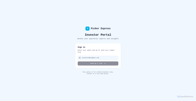 Security scan screenshot of http://investors-picker.com/