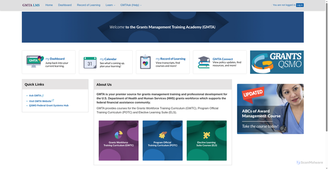 Security scan screenshot of https://gmta.gov/