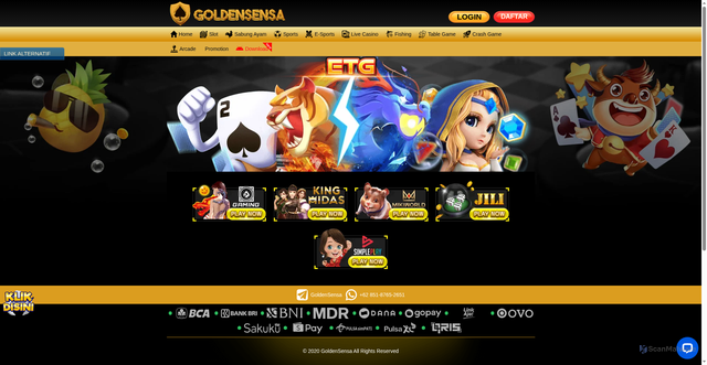 Security scan screenshot of https://29goldensensa.com/desktop/game/tablegame/kingmidas