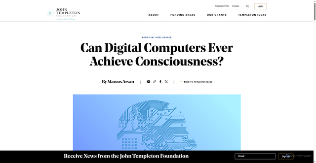 Security scan screenshot of https://www.templeton.org/news/can-digital-computers-ever-achieve-consciousness?utm_source=Receive+News+from+the+John+Templeton+Foundation&utm_campaign=fa1fbcfaa7-EMAIL_CAMPAIGN_2026_templetonideas_20260610&utm_medium=email&utm_term=0_-42837b4b08-97355777