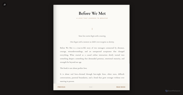 Security scan screenshot of https://before-we-meet-lovestory-s1oq2xqako.edgeone.app/