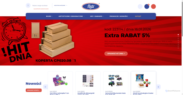 Security scan screenshot of https://hurt.hasta.pl