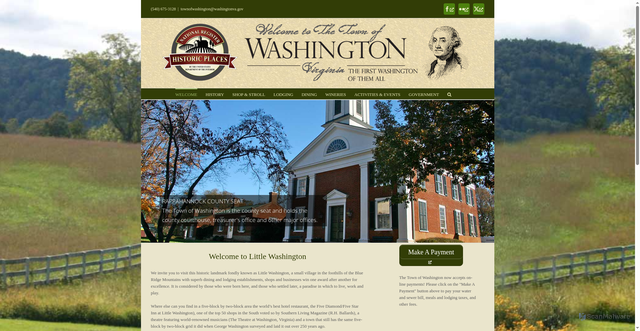 Security scan screenshot of https://washingtonva.gov/