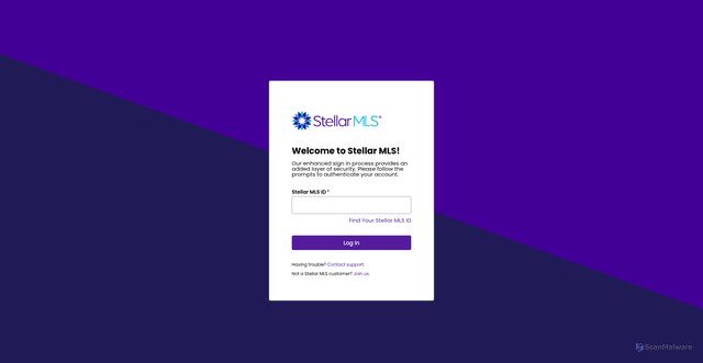 Security scan screenshot of https://central.stellarmls.com