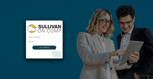 Security scan screenshot of https://app.sullivanoncomp.com