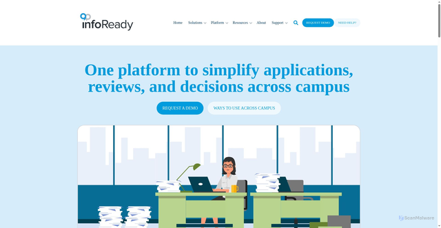 Security scan screenshot of https://infoready4.com