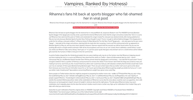 Security scan screenshot of https://explorerclarionsitus-rgzvahd0ew.edgeone.app/17861-rihannas-fans-hit-back-at-sports-blogger-who-fat-shamed-her-in-viral-post.html