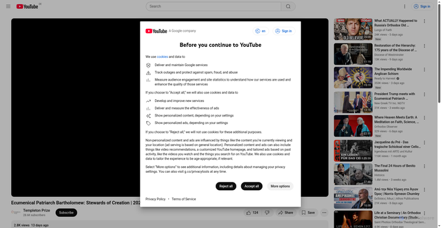 Security scan screenshot of https://www.youtube.com/watch?v=QUSeSV3E-a0&utm_source=Receive+News+from+the+John+Templeton+Foundation&utm_campaign=fe02187dd0-EMAIL_CAMPAIGN_2025_templetonprize-20251008&utm_medium=email&utm_term=0_-fc83279c7c-97355777