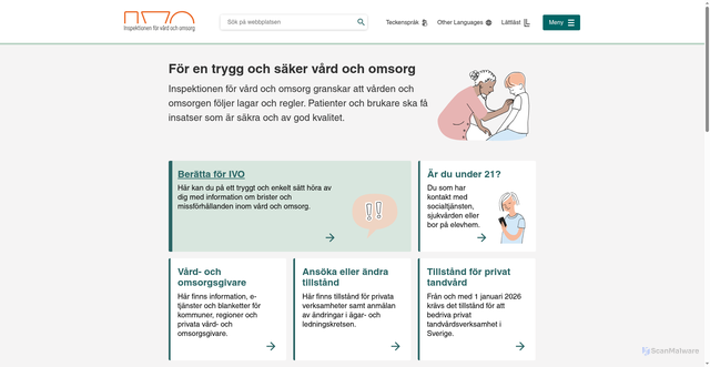 Security scan screenshot of https://www.ivo.se
