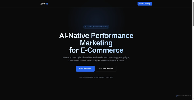 Security scan screenshot of http://zerofte.com/