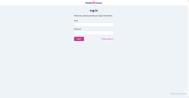 Security scan screenshot of https://app.cookietractor.com/