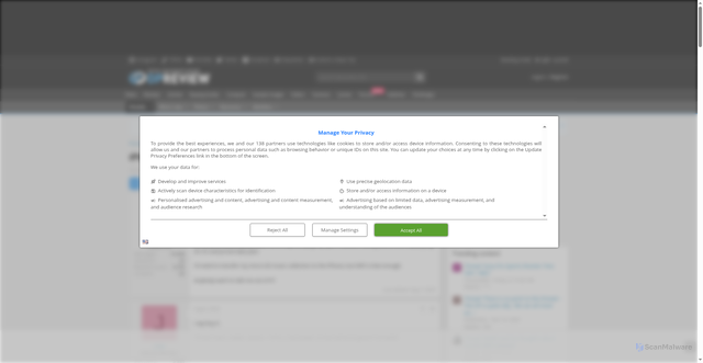 Security scan screenshot of https://www.dpreview.com/forums/threads/iphone-15-should-i-buy-it.4722898/