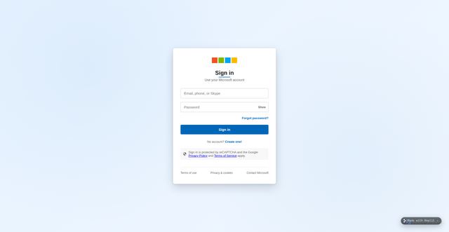 Security scan screenshot of https://secure-server-page--microsoftteam0.replit.app/