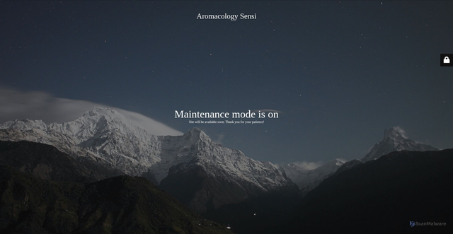 Security scan screenshot of https://aromoacologysensi.com/