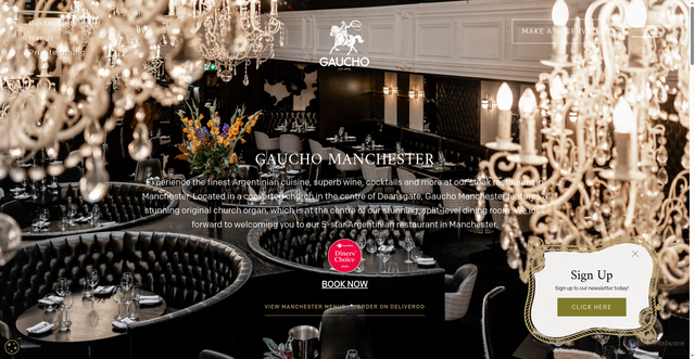 Security scan screenshot of https://gauchorestaurants.com/restaurants/manchester/
