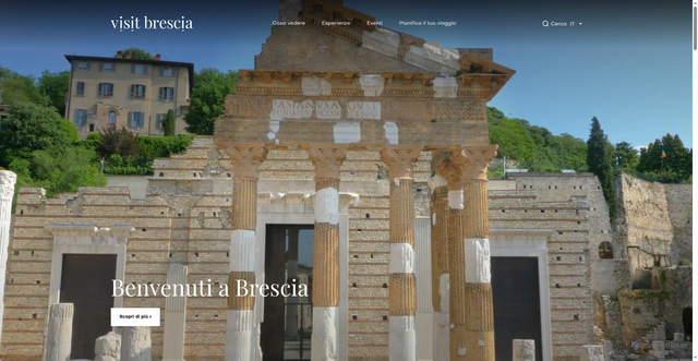 Security scan screenshot of https://www.visitbrescia.it/