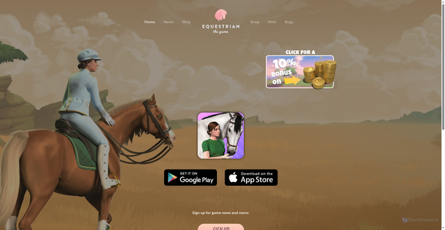 Security scan screenshot of https://equestrianthegame.com/